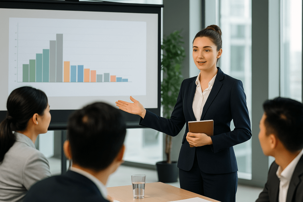 With confidence steady in her voice, Natasha presented her ideas—moments that slowly shifted Patrick’s view of her.