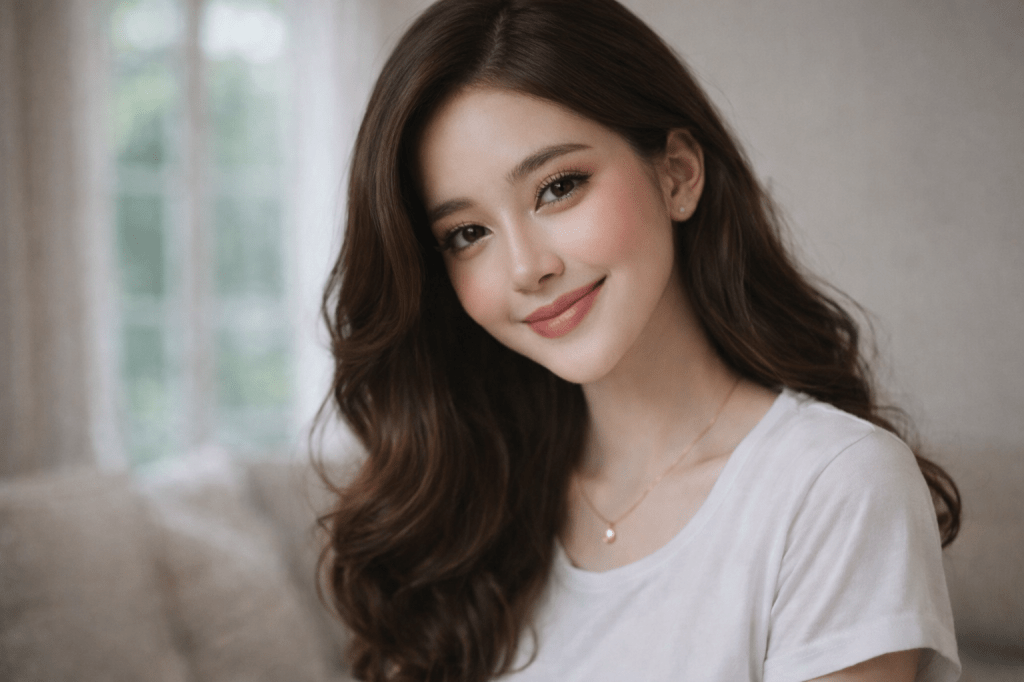 Natural light portrait of Catherlyne at age 19, reflecting her gentle presence, quiet confidence, and everyday life before her journey begins.
